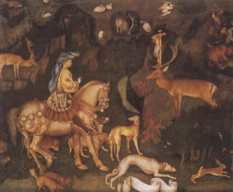 Antonio Pisanello The Vision of Saint Eustace Norge oil painting art
